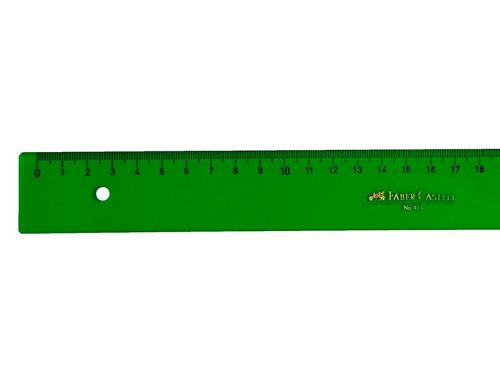Regua plastico faber 40 cm , Faber castell , 6989 , 8414790236914